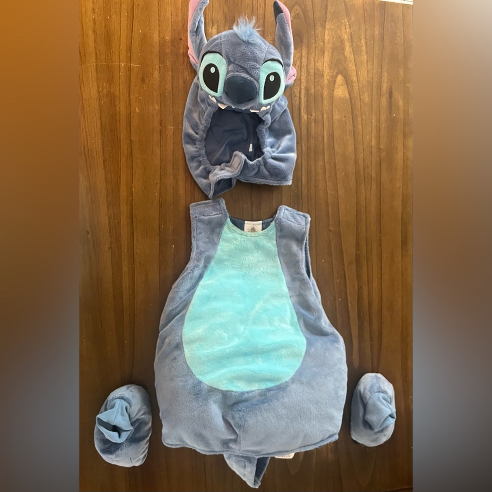 Disney Blue Stitch Kids Hat and Costume Set